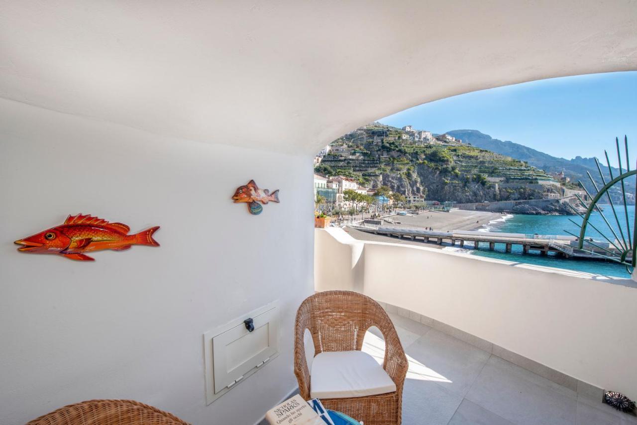 Apartamento Il Nido Del Gabbiano Minori Exterior foto