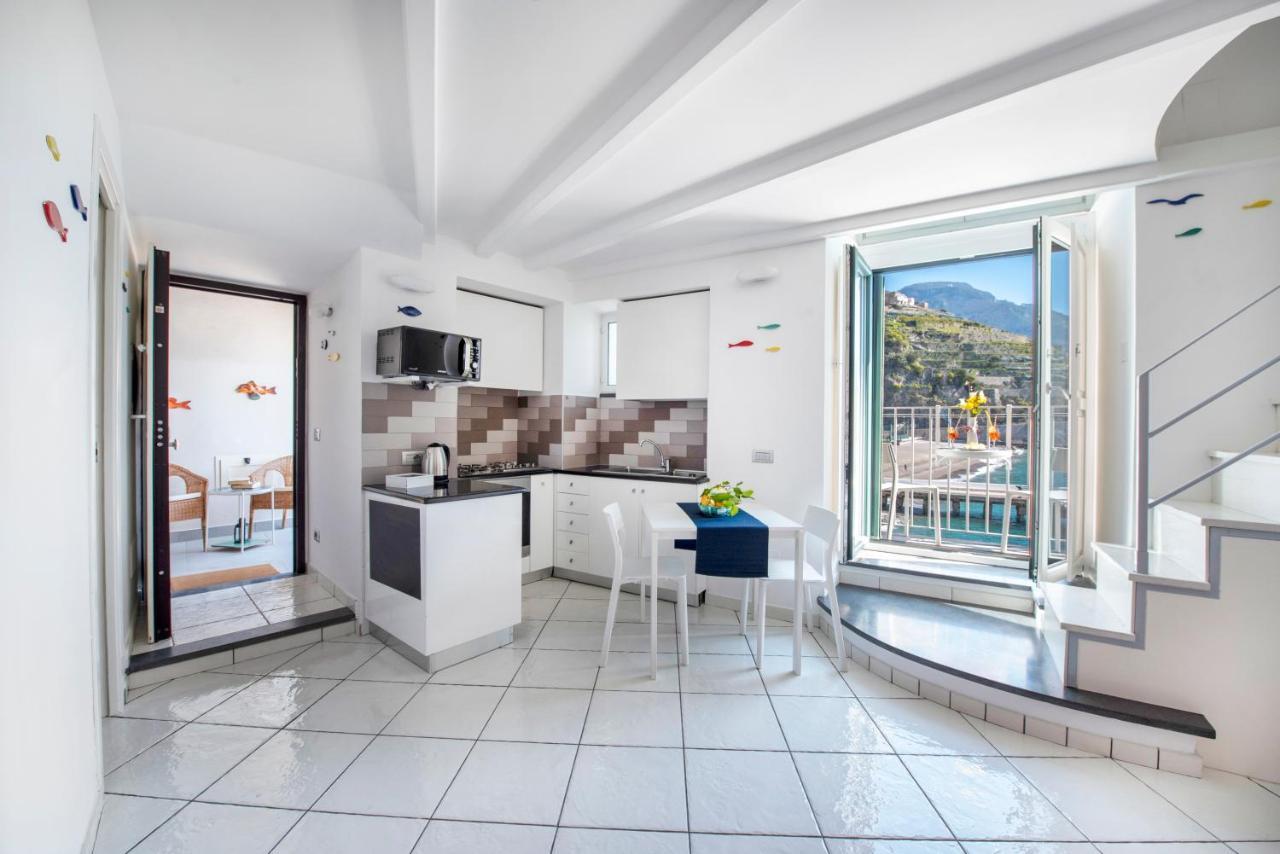 Apartamento Il Nido Del Gabbiano Minori Exterior foto